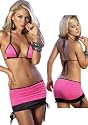 Sexy Clubwear Set - Hot Pink Top & Skirt