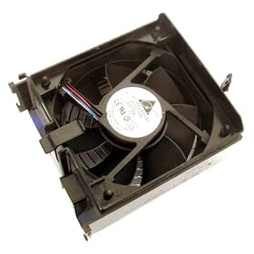 Dimension 9100 Front CPU Computer Case Cooling Fan, Delta Electronics DC Brushless AFC1212DE, 12 Volt~1.60 Amp P8192, Model Number: B35502-35, Compatible Dell Part Number: D8794, Also Can Be Used In The Following Systems: Dimension 9150, 9200, XPS 400, XPS 410, Precision 380, 390, PowerEdge SC440, SC430: Electronics