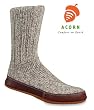 Acorn Grey Ragg Wool Slipper