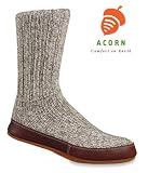 Acorn Grey Ragg Wool Slipper