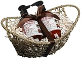 Upper Canada Soap & Candle  Red Tea Grape Large Seagrass Boat Basket