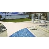 New Sand Color 16' Oversized Sun Shade Sail Shade canopy Sun Shelter
