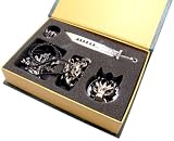 Final Fantasy VII Advent Children Sephiroth Ring, Necklace, Pin & Blade Box Set