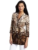 Jones New York Women's 3/4 Sleeve Drop Waist D-String Tunic Shirt Jones New York Women's 3/4 Sleeve Drop Waist D-String Tunic Shirt