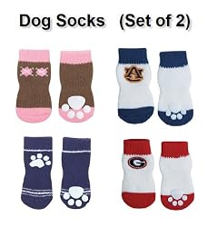 Collegiate & Colorful Dog Socks (Set of 2)