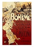 La Boheme, Musica di Puccini Art Poster Print by Adolfo Hohenstein, 20x28