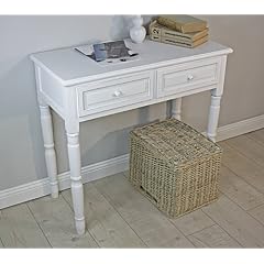 Konsole Sekret�r Beistelltisch antik wei� Landhaus Holz Anrichte Used Tisch NEU