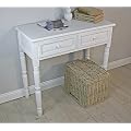 Konsole Sekret�r Beistelltisch antik wei� Landhaus Holz Anrichte Used Tisch NEU