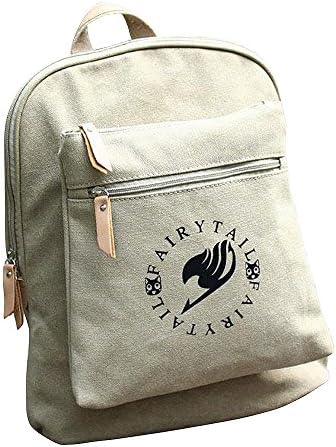 LifeWalker Canvas Shoulder Bag +Backpack for Hiking/Travel/Casul/School -Fairy Tail