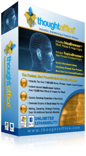 Best Price Brainstorming and Creativity Software - Thoughtoffice Innovation Suite - Mac OSX - Windows XP-7