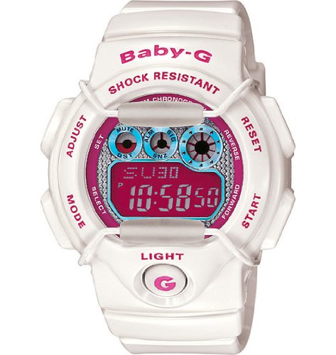 Casio Women's BG1005M-7 Baby-G Multi-Function Digital White Watch