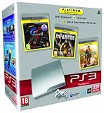 Console PS3 320 Go argent + Gran Turismo 5 - platinum + Call of Duty Modern Warfare 2 - platinum + InFamous - platinum