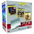 Console PS3 320 Go argent + Gran Turismo 5 - platinum + Call of Duty Modern Warfare 2 - platinum + InFamous - platinum
