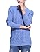 Roco Rose Women's Crew Neck Ribbed Knited Long Sleeve Tunic Sweater