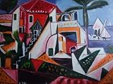 20X24 inch Picasso Oil Painting Repr Mediterranean Landscape
