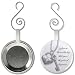 KEY OF LOVE Valentine's Day 2.25 inch Button Style Hanging Ornament