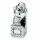 Sterling Silver Reflections Kids Jack in the Box Bead (3.25mm Diameter Hole)
