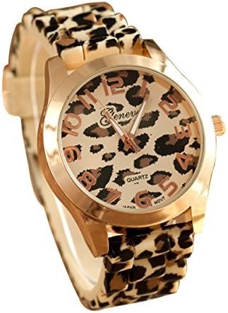 HAIWANG Leopard Pattern Ladies Gold Watch Gift
