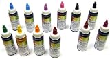 Chefmaster Liqua-Gel Variety Pack, Twelve 2.3 Ounce Bottles