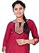 IndusDiva Women's Maroon Silk Cotton Straight Cut Kurti