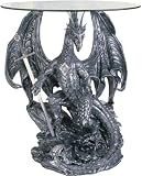 Dragon Collection End Table Collectible Furniture Decor Collection