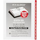 AT-A-GLANCE Daily Desk Calendar 2016 Refill, Compact, 12 Months, 3 x 3.75 Inch Page Size (E91950)
