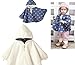 Gaorui Baby Kids Toddler Double-side Wear Hooded Cape Cloak Poncho Hoodie Coat