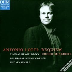 Antonio Lotti : Requiem / Miserere / Credo