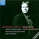 Antonio Lotti : Requiem / Miserere / Credo