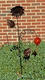 Sunflower Welcome Hummingbird Feeder and Garden Stake