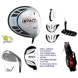 Boys Right Hand Impact 16 Piece Combo Golf Club Set w450cc Driver, Stand Bag and Free... by