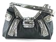 Guess Justina Large Hobo in Coal (Black)