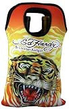 Ed Hardy Neoprene Double Wine Beverage Tote Tiger
