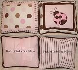 Mod Ladybug Throw Pillows - Set of 2
