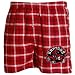 Toronto Raptors Red Plaid Tailgate Flannel Boxer Shorts