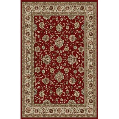 Universal Rugs 105140 Red 3 Pc. Set 5-Feet by 7-Feet, 20-Inch by 60-Inch and 20-Inch by 32-Inch Area Rug, 3-Piece