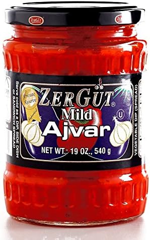 Zergut Mild Ajvar 19 oz each (2 Items Per Order)