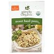 Simply Organic Sweet Basil Pesto, Seasoning Mix, Certified Organic, 0.53-Ounce Packets (Pack of 12)