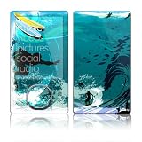 Hit The Waves Design Zune 80GB Skin Decal Protective Sticker
