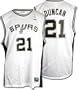 Tim Duncan White Reebok NBA Replica White San Antonio Spurs Youth Jersey