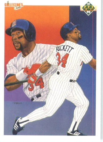 1990 Upper Deck # 48 Minn CL (K. Puckett) Minnesota Twins Baseball Card