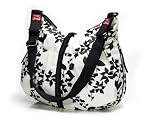 Babymel Amanda Modern Floral Black White Diaper Bag