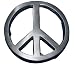 Z92 PEACE SIGN BELT BUCKLE COOL