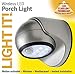 LIGHT IT! by Fulcrum 20031-103 6-LED Wireless Motion Sensor Security Porch Light, Single, Charcoal