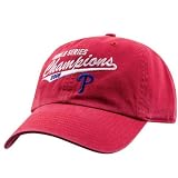 Philadelphia Phillies 2008 World Series Champions Red Garment Washed Hat