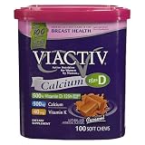 51 noNTWkSL. SL160  Viactiv Calcium +D Supplement Soft Chews, Caramel, 100 Count