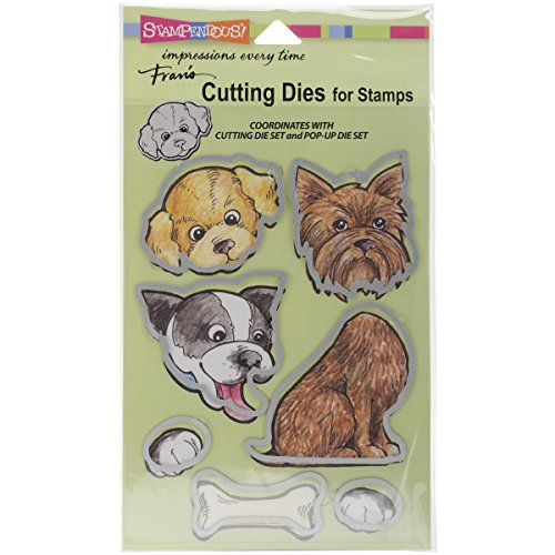 Stampendous pop up puppies die cut set