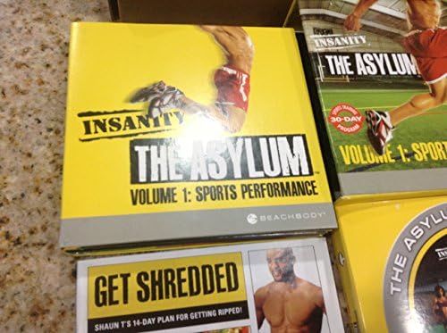 Insanity: The Asylum Volume 1 &amp; 2 DVD Workout Program Shaun T