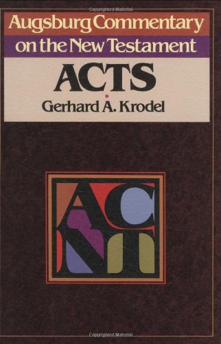 Acnt Acts (Augsburg Commentary on the New Testament)