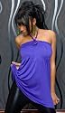 Neckholder Top, Necktop mit Perlenkette